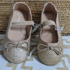 Toddler Gold Ballet Shoes